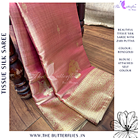 PURE TISSUE SILK SAREE MHTSTES24820 PURE TISSUE SILK SAREE MHTSTES24820