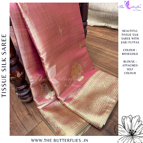 PURE TISSUE SILK SAREE MHTSTES24820 PURE TISSUE SILK SAREE MHTSTES24820