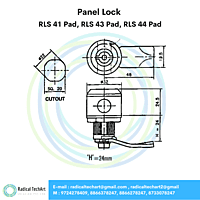Panel Lock - RLS 41 Pad, RLS 43 Pad, RLS 44 Pad