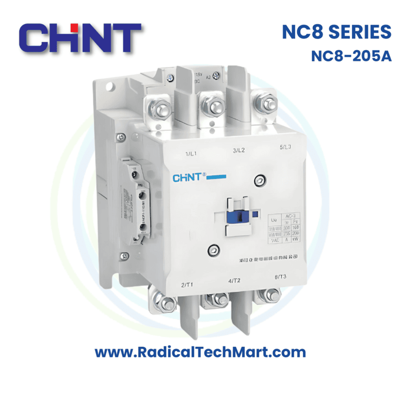 Chint NC8-205 Industrial AC Contactor for High Current Applications