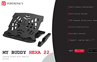 Laptop stand Portronics