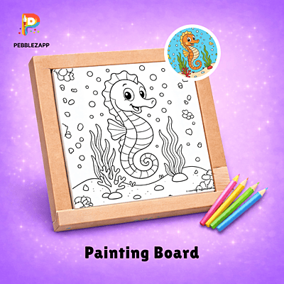 cute and playful Seahorse