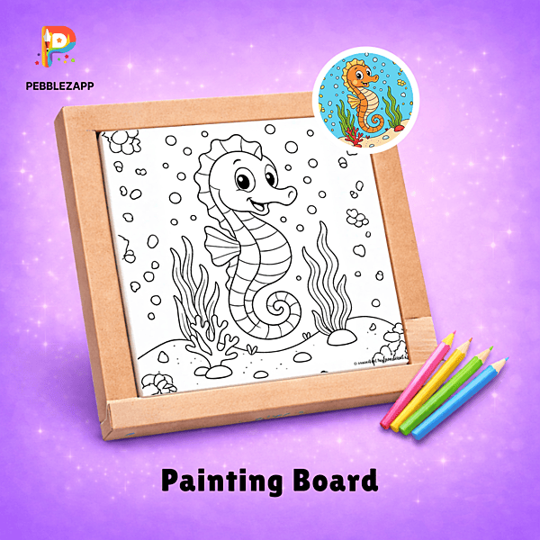 cute and playful Seahorse