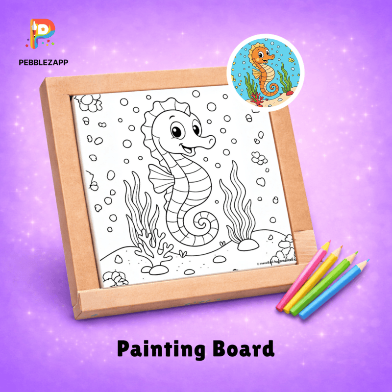 cute and playful Seahorse