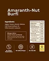 Amaranth Nut Burfi - 200 g | with Jaggery | Vegan | Gluten Free