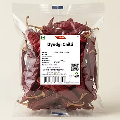 Fine Quality Byadagi Chilli – Authentic Karnataka Red Chilli – 250g