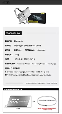 Rhinowalk Waterproof Motorcycle Pannier Side Bag 18/28/48L - Pair/Rackless Rhinowalk Waterproof Motorcycle Pannier Side Bag 18/28/48L - Pair/Rackless