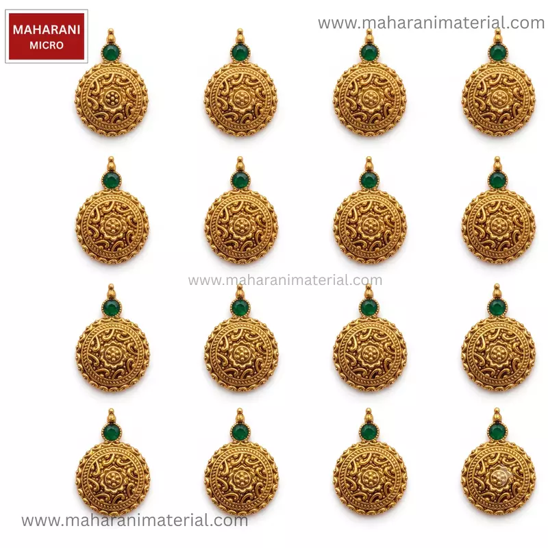 Round Patch Golden Pack of 12 | High Quality