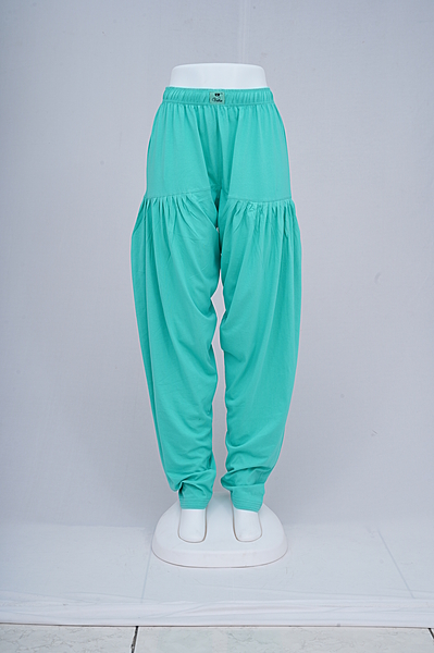 Women Aqua Green Patiyala