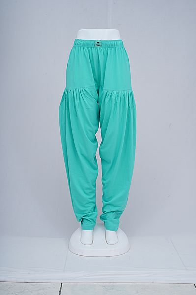 Women Aqua Green Patiyala