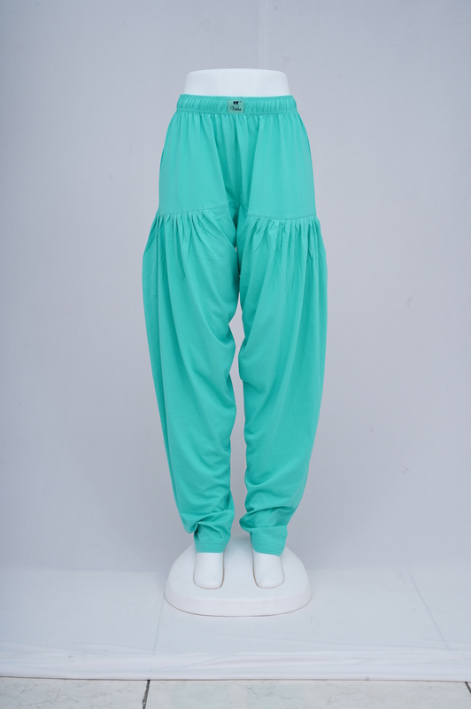 Women Aqua Green Patiyala