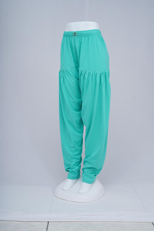 Women Aqua Green Patiyala