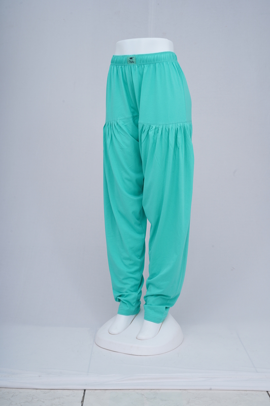 Women Aqua Green Patiyala