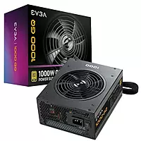 EVGA 1000 GQ 1000W Gold ATX 3.1 Semi-Modular PSU – 80 Plus Gold