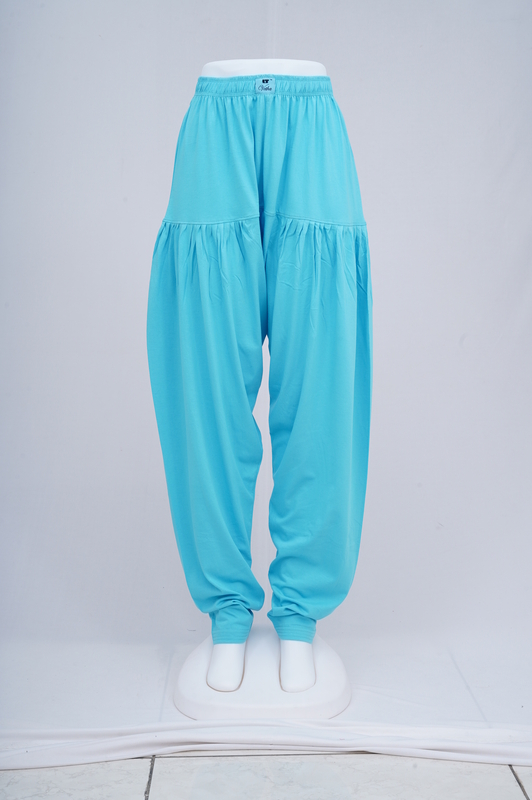 Women Aqua Blue Patiyala