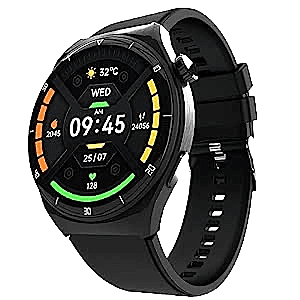 beatXP Vega X 1.43" (3.6 cm) Super AMOLED Display, One-Tap Bluetooth Calling Smart Watch