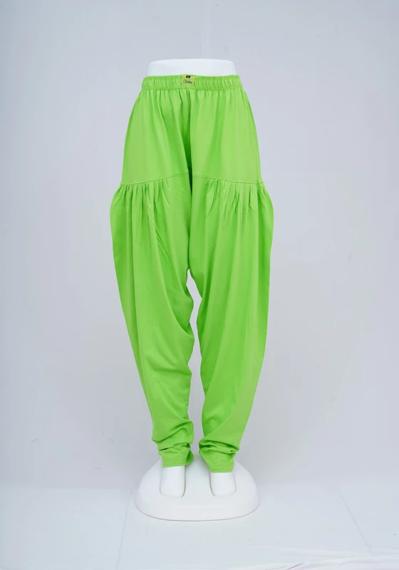 Women Light Green Patiyala