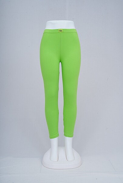 Women Light Green Ankle Leggings