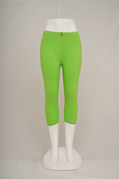 Women Light Green Capri