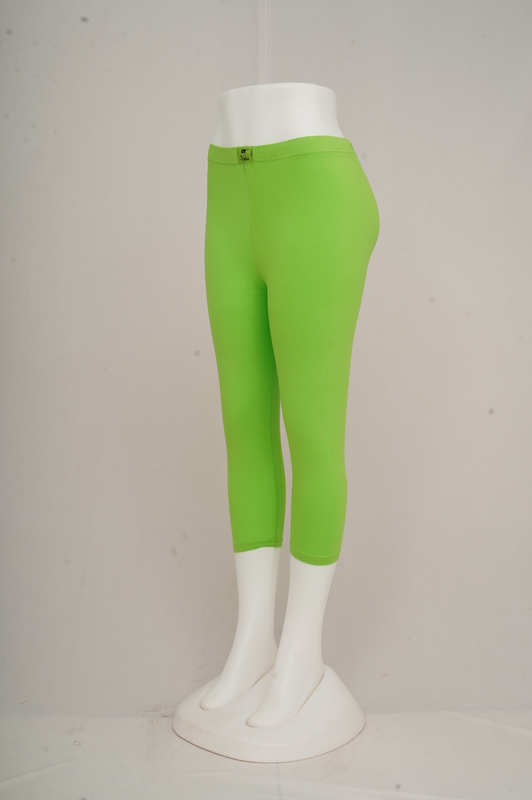 Women Light Green Capri