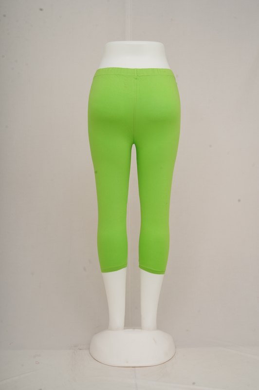 Women Light Green Capri