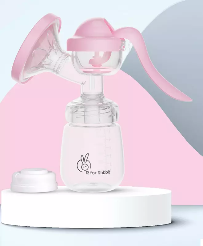 R For Rabbit - First feed- Breast pump - Pink
