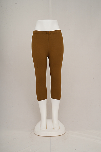 Women Straw Brown Capri