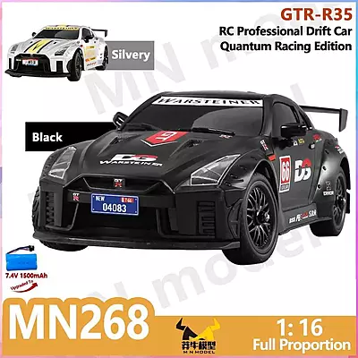 MN268 1:16 Scale RWD Drift RC Car – GTR Style | 2.4GHz RTR High-Speed Remote Control Car