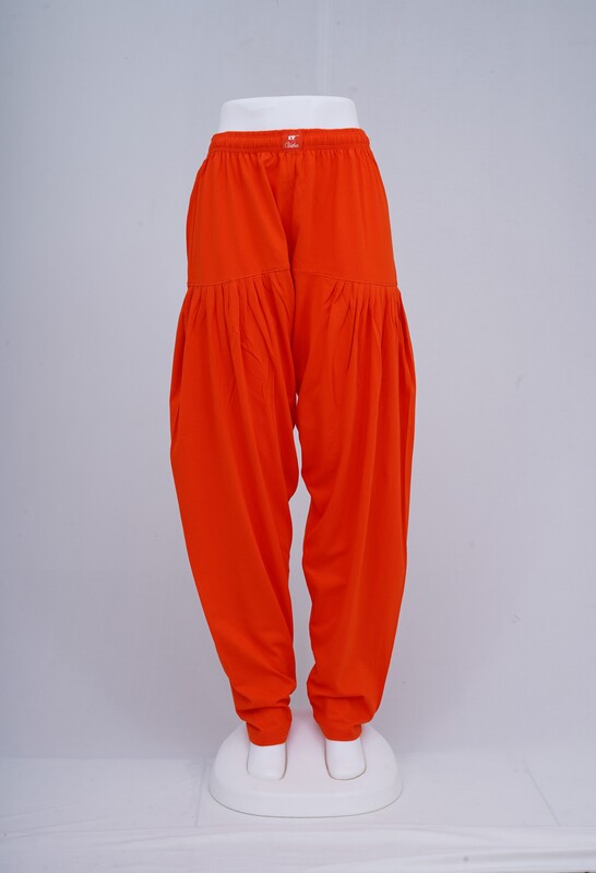 Women Red Orange Patiyala