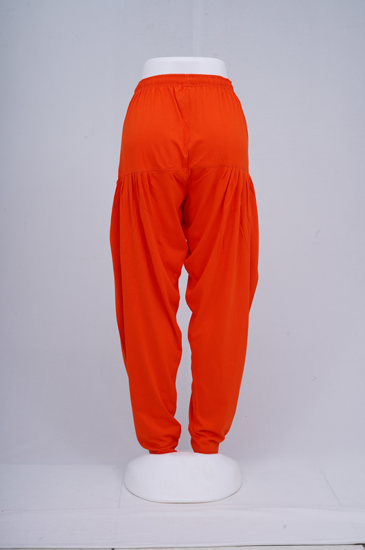 Women Red Orange Patiyala