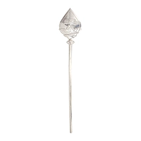 Sterling Silver Murugan Om Vel for Pooja