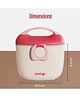 Luvlap - Adore Milk Powder Container 500ML - Red