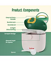 Luvlap - Adore Milk Powder Container 500ML - Green