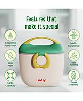 Luvlap - Adore Milk Powder Container 500ML - Green