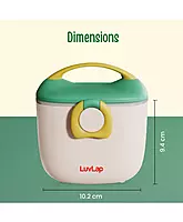 Luvlap - Adore Milk Powder Container 500ML - Green