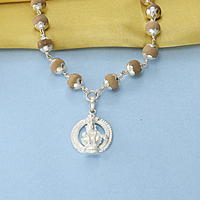 Silver Thulasi Ayyappan Mala–Sacred Tulasi Beads for Ayyappa