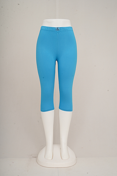 Women Bright Blue Capri