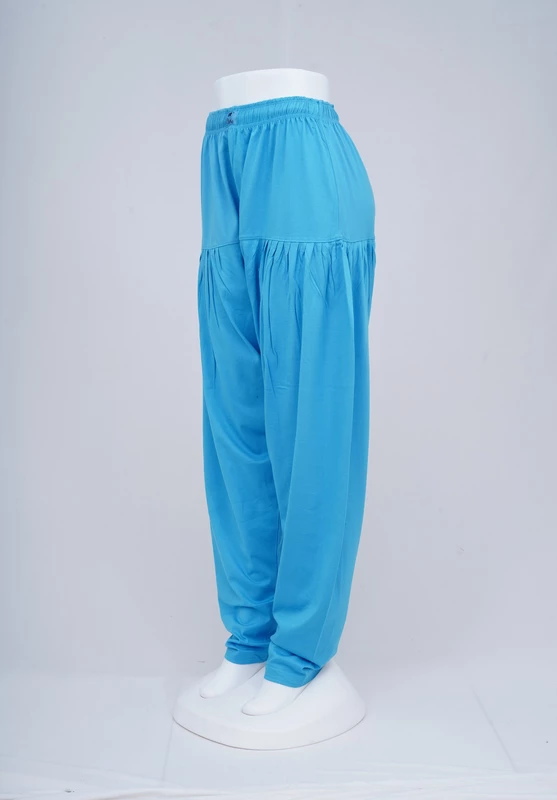 Women Bright Blue Patiyala