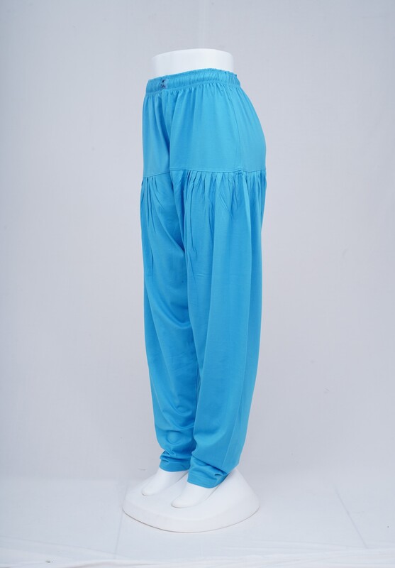 Women Bright Blue Patiyala