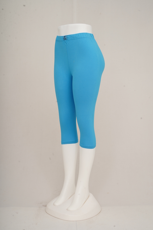 Women Bright Blue Capri