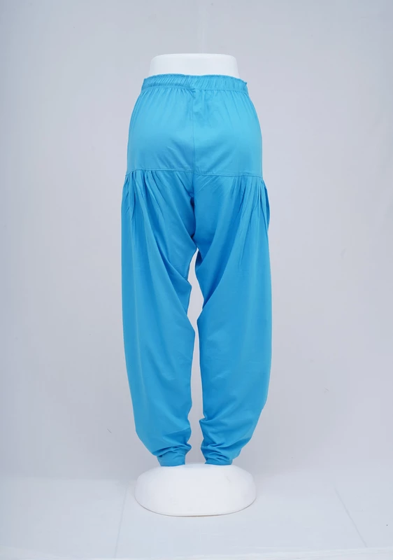 Women Bright Blue Patiyala