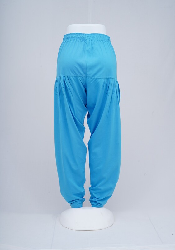 Women Bright Blue Patiyala