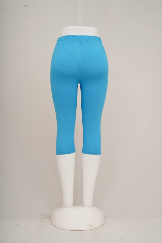 Women Bright Blue Capri