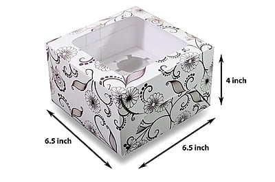 Qson Cup Cake Box 4CC Qson Cup Cake Box 4CC