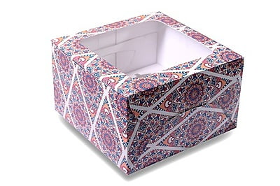 Qson Cup Cake Box 4CC Qson Cup Cake Box 4CC