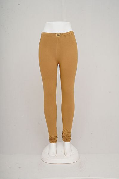 Women Sand Churidhar Leggings