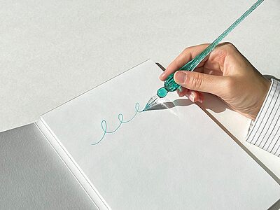 Jacques Herbin Straight Glass Pen, 16cm