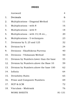 Vedic Mathematics (Theory & Work Books-Set of 5 Books)