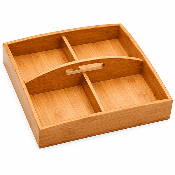 Pinewood 4 Partition Tray