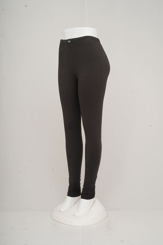 Women Elephant Grey Churidhar Leggings